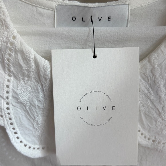 Olive Clothing Collar Blouse - Picture 4 of 5